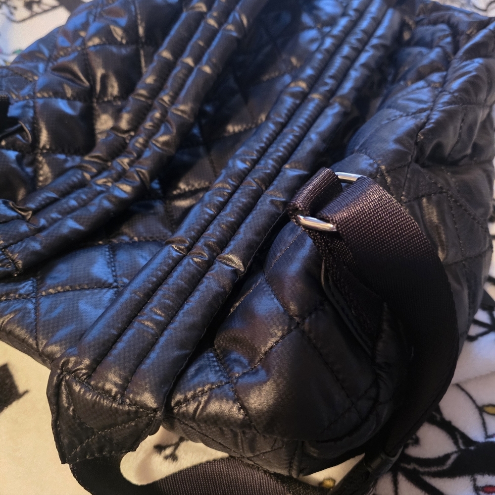 DKNY Black Quilted Backpack - image 4